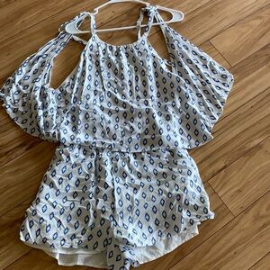 Blue Diamond Romper
